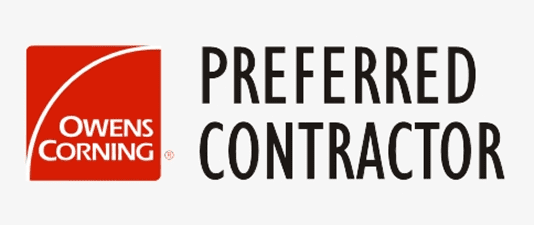 Logo with text reading 'Preferred Contractor'.