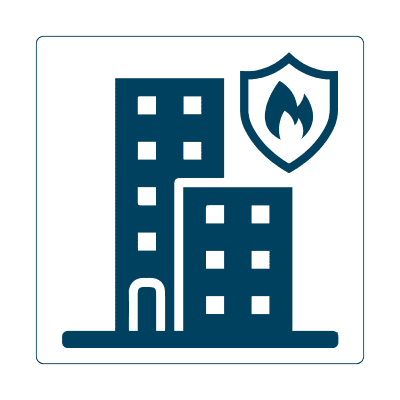 Bldg with Class A Fire Rating